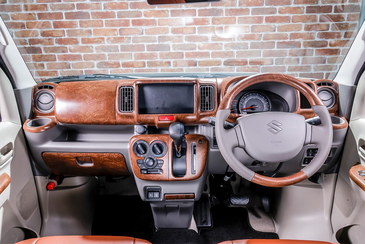 ブラウン マット木目ウッド ステアリング - WANGAN357 オフィシャルストア