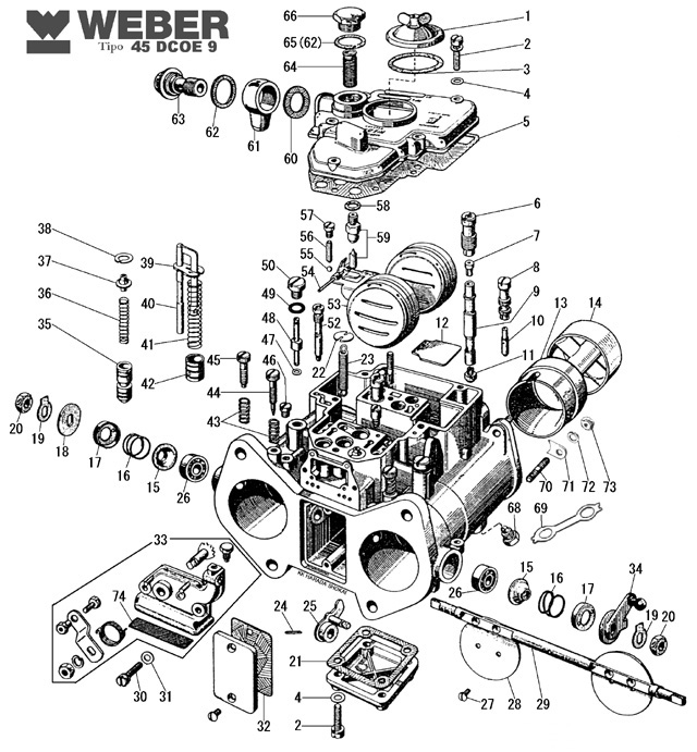 WEBERキャブレター｜オールドカーショップワープ
