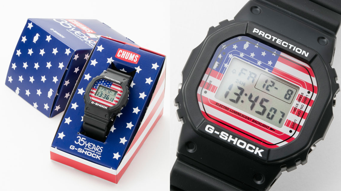 35年の歴史が詰まったCHUMS×G-SHOCK | warp