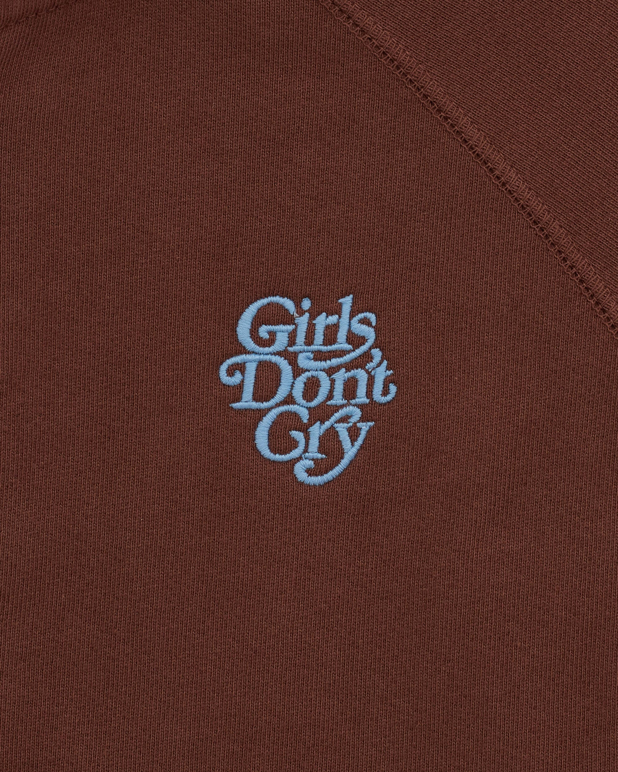 Girls Don't Cry Logo Zip Hoodie - Brown | In stock