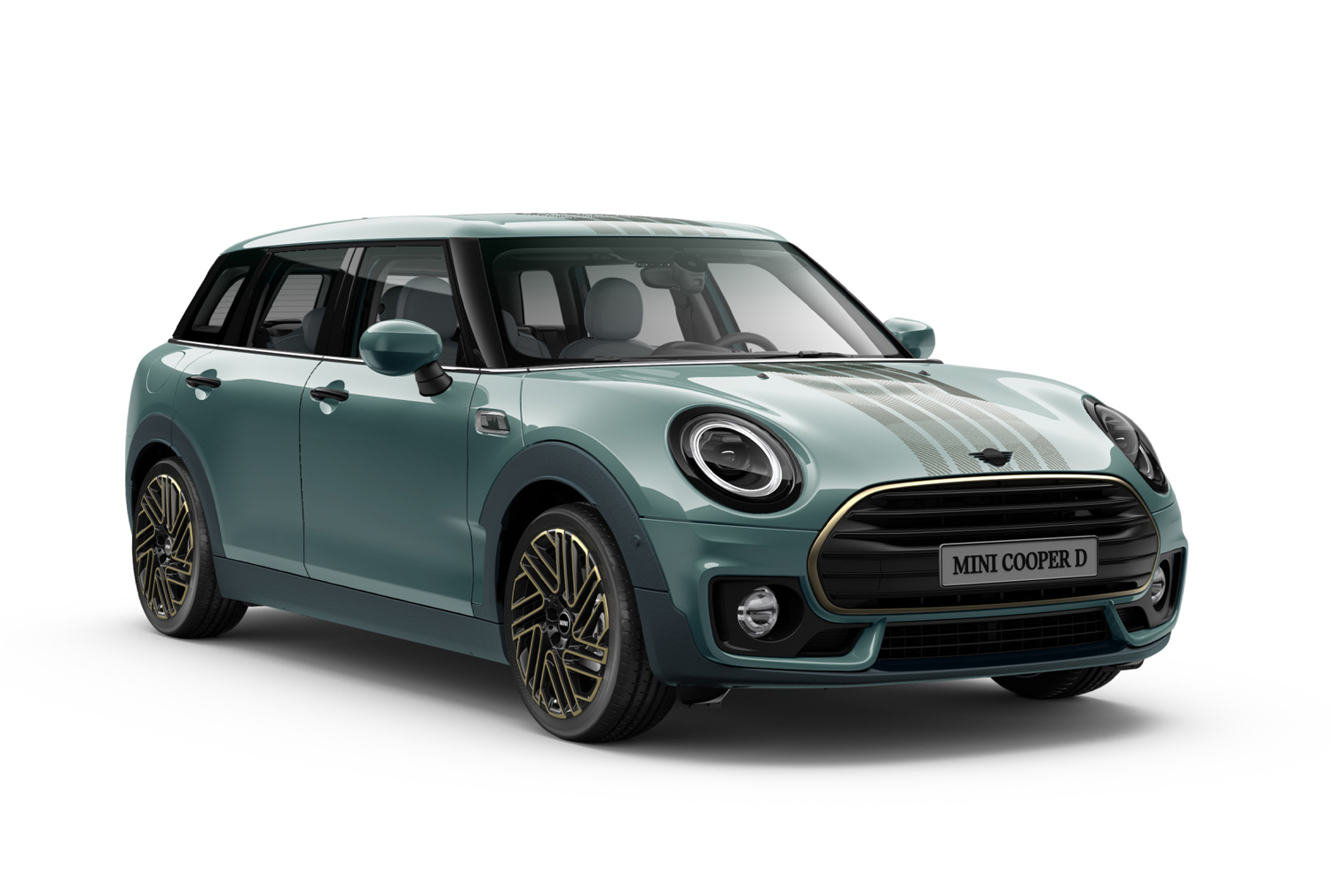 グリーンで内外装をコーディネートした「MINIクラブマン」の特別仕様車