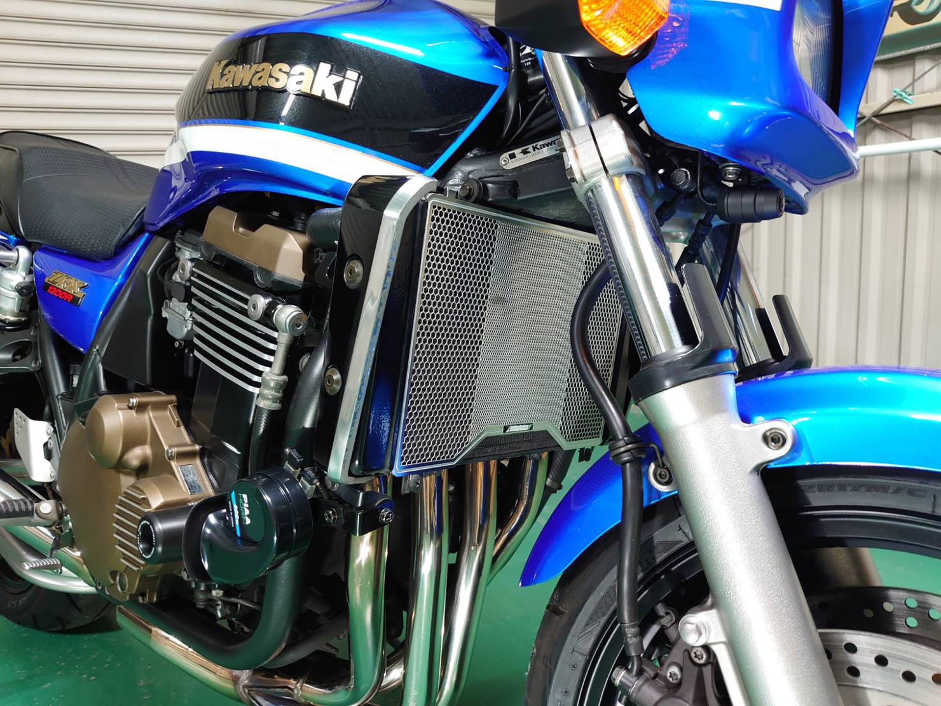 ZRX1100/ZRX1200用ラジエターコアガード
