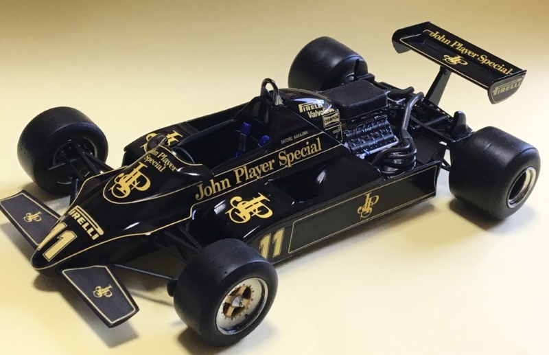 Team Lotus type91 1982 Satoru Nakajima first F1 test (EBBRO 1