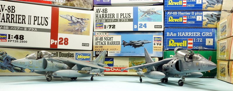 AV-8B／TAV-8B ハリアーII （ハセガワ／スウォード 1/72） ＞ 飛行機
