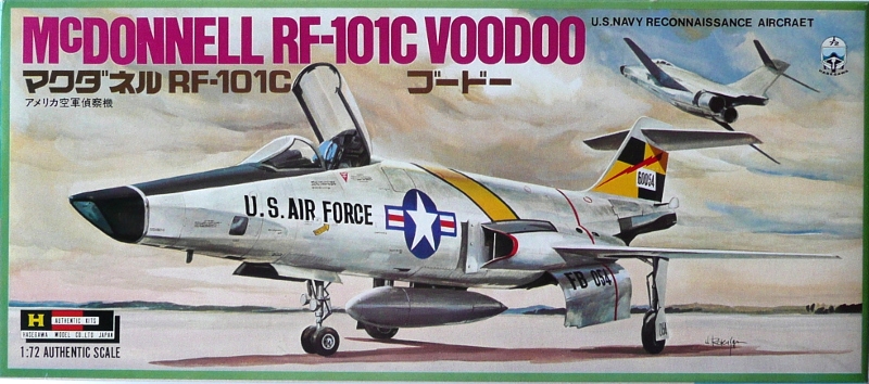 McDonnell RF-101C “Voodoo”（Hasegawa 1/72)＞特集 絶版キット＞2020