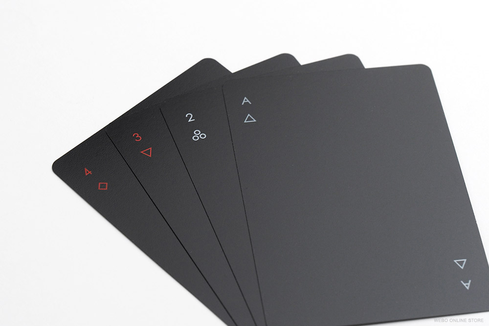 Playing cards トランプ プレイングカード（ブラック・真っ黒
