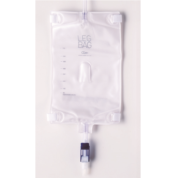クリニーレッグバッグ NSタイプ 750ml 未滅菌 / ウエル・カム サポート