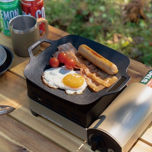 スクエア グリルプレート20×20cm CAPTAIN STAG（キャプテンスタッグ