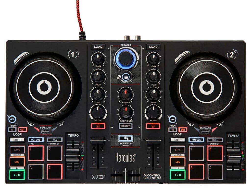 Hercules DJ Control Inpulse 200: Learn DJing with Ease & Fun