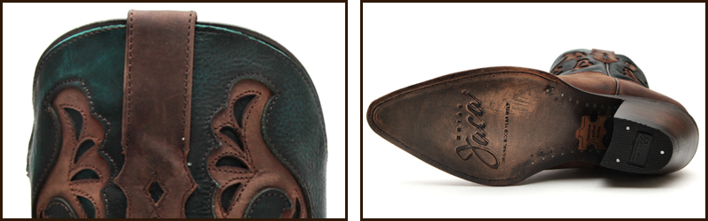 ハカ（Botas Jaca）8010 Crazy Horse Choco × Turqueza の詳細ページ