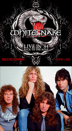 Whitesnake Live In '84 Back to the Bone DVD • Whitesnake