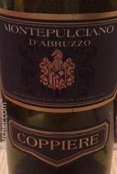 Coppiere Montepulciano d'Abruzzo, Italy | prices, reviews, stores