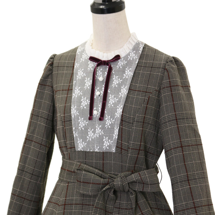 USED】エコールクラシカルチェックワンピース | Victorian Maiden