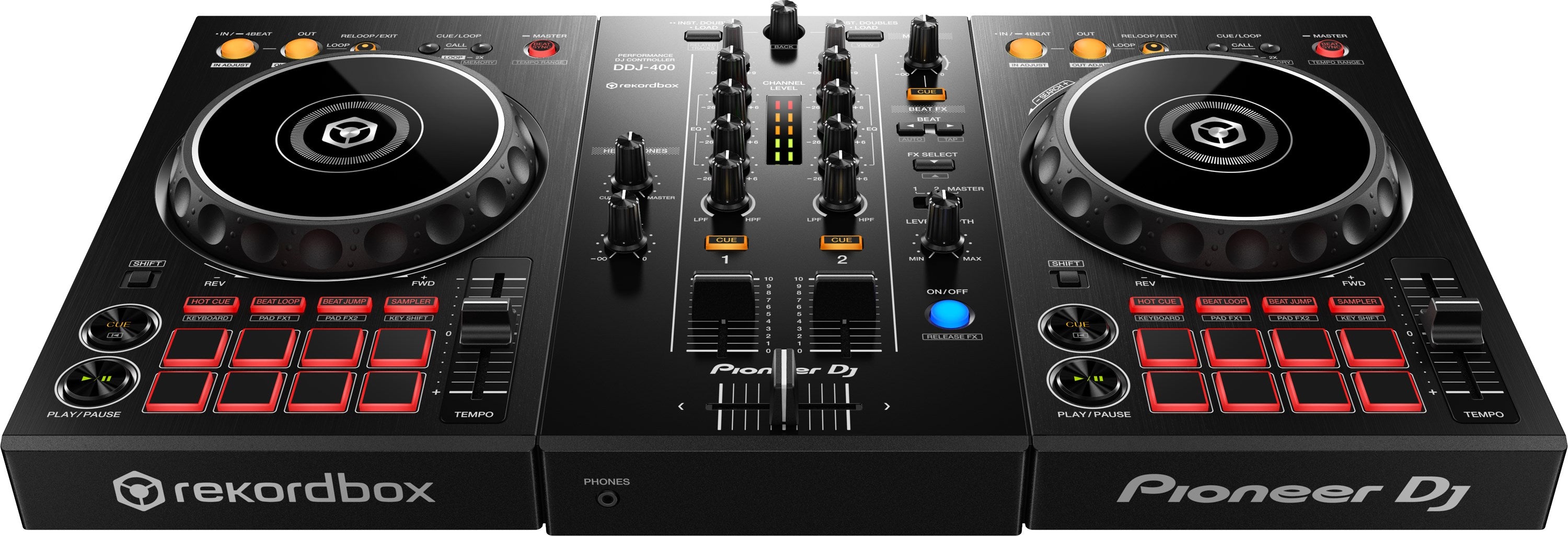 Pioneer DJ | DDJ-400 2-deck Rekordbox DJ Controller – TOT ALL AUDIO