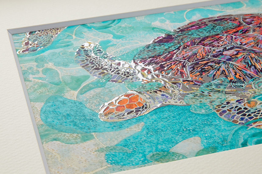 Yuko Kurihara 「浮遊」 A4 アートポスター CWプリント 〔アート