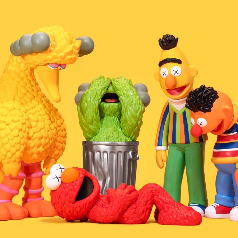 KAWS Has Murdered the Sesame Street Gang - ToughPigs