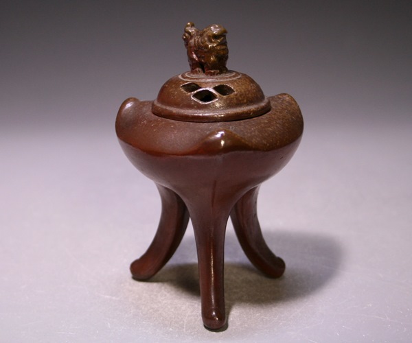 西村春湖 作 「備前窯香炉」 ～備前焼専門卸小売店 川口陶楽苑～