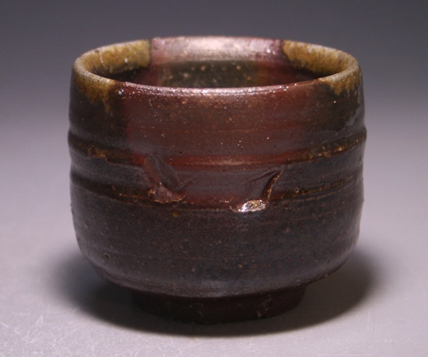 浦上光弘 作 「青備前酒呑」 ～備前焼専門卸小売店 川口陶楽苑～