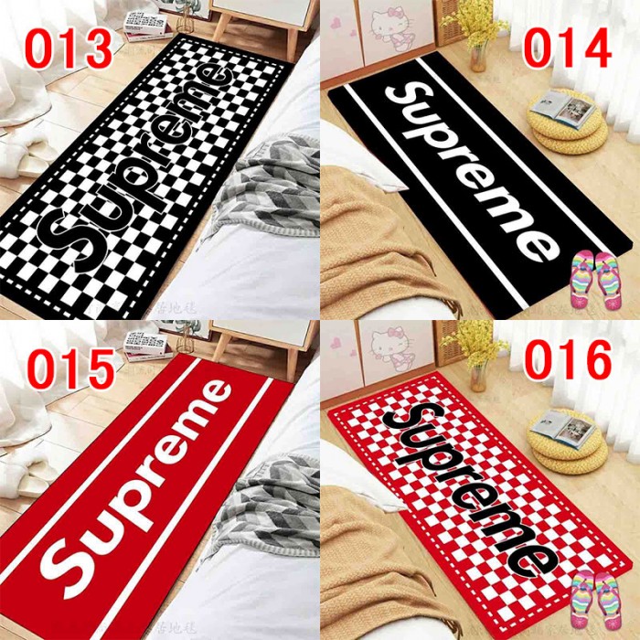 Supreme シュプリームオシャレ 玄関マット ブランド 泥落 カーペット