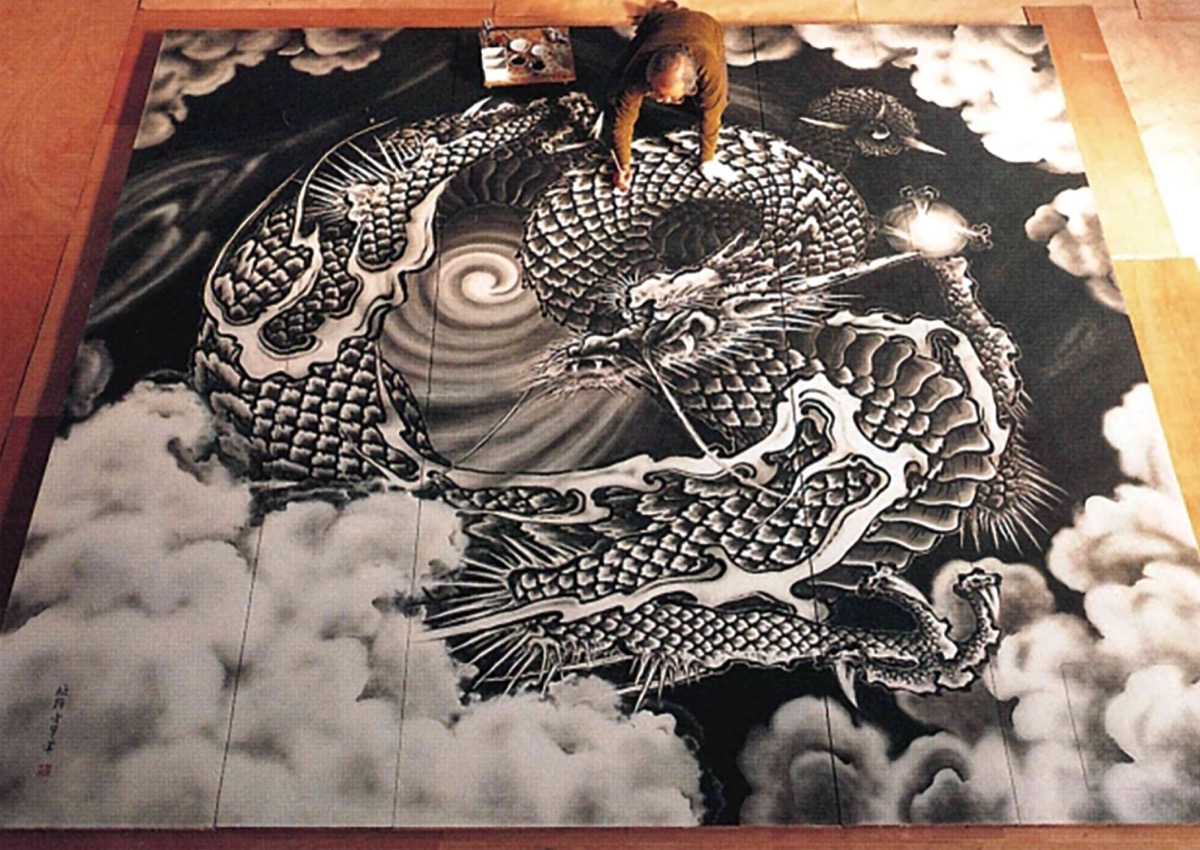 麻生区黒川西光寺 天井絵｢雲龍図｣5月に公開 市制100周年事業に認定