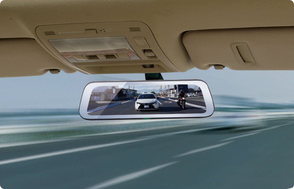 電子インナーミラー型ドライブレコーダー TZ-D203MW|TZ商品|トヨタ