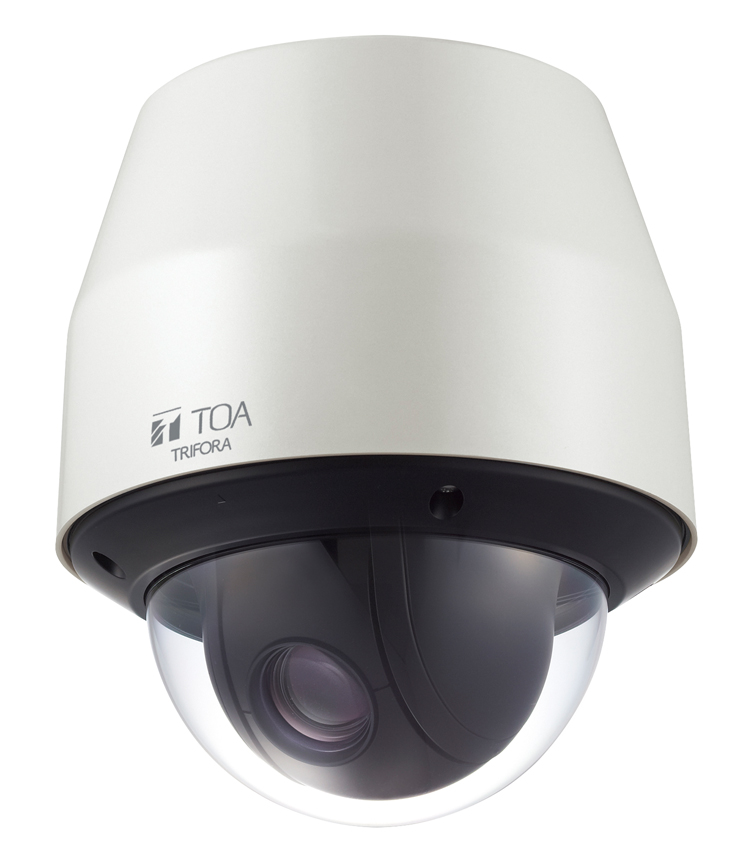 H.265方式採用、ネットワークカメラシステムのPTZカメラ2機種と専用