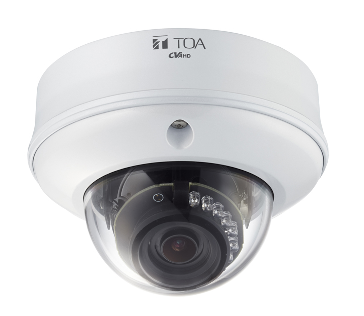 商品データダウンロード:屋外ドーム型赤外AHDカメラ (AH-C1800R3