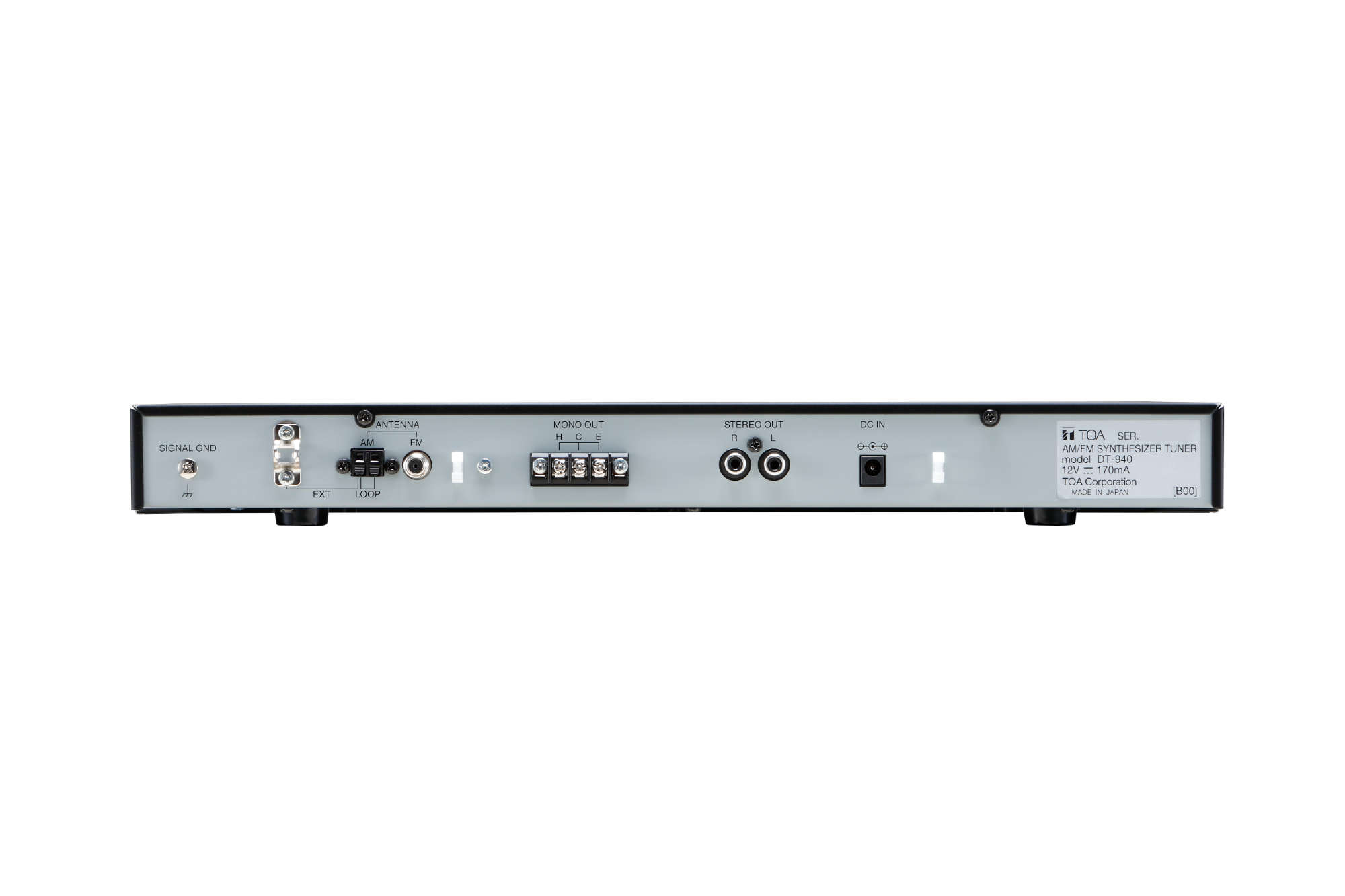 AM／FMラジオチュ－ナ－ (DT-940) | TOA株式会社