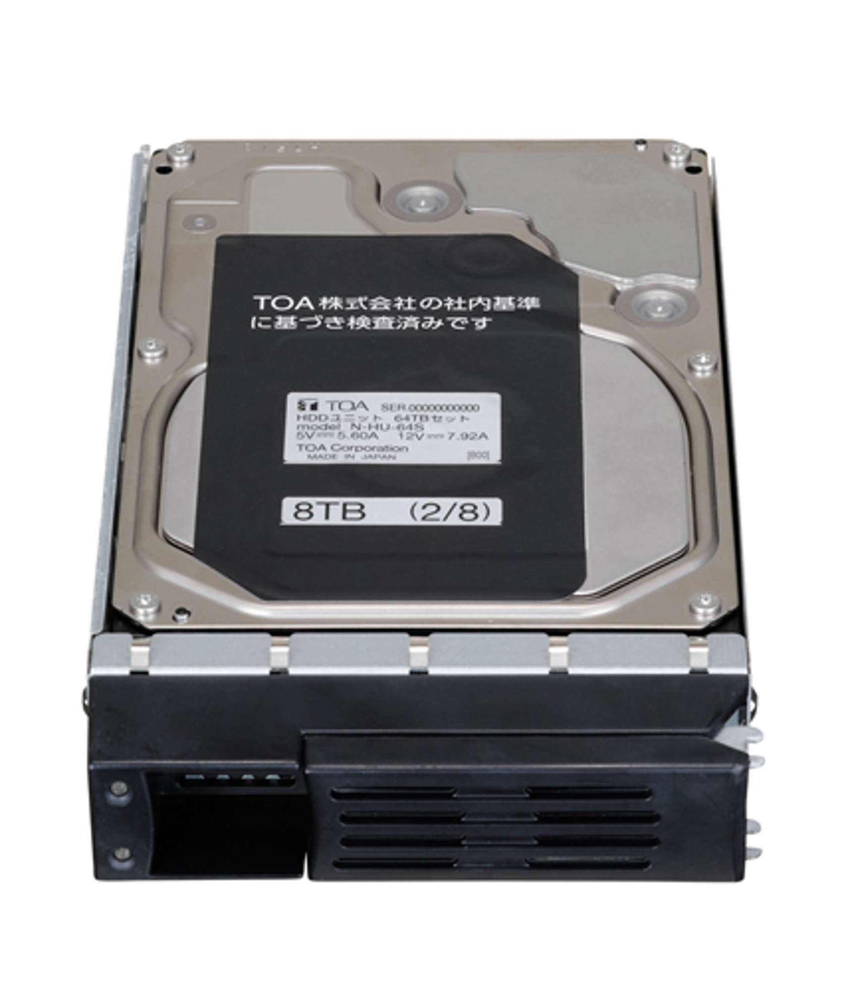 HDDユニット 64TBセット (N-HU-64S) | TOA株式会社