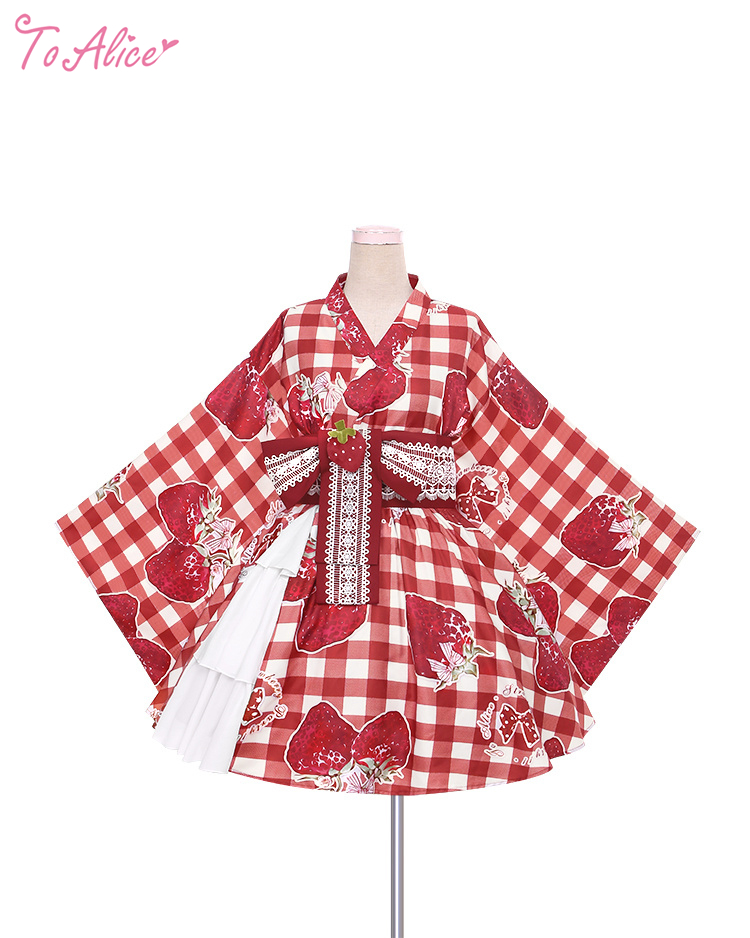 ToAlice】C5130いちご姫浴衣セット - To Alice