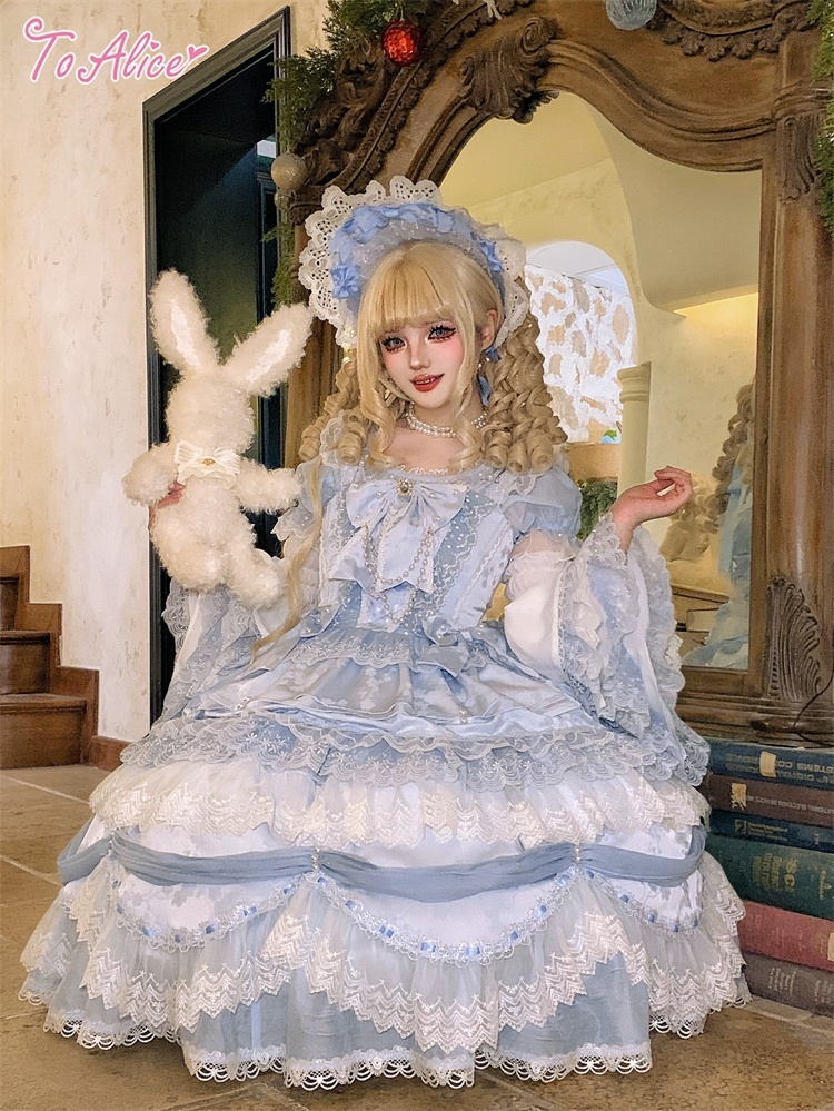 ToAlice】L1555 Aquamarine Princess Dress - To Alice