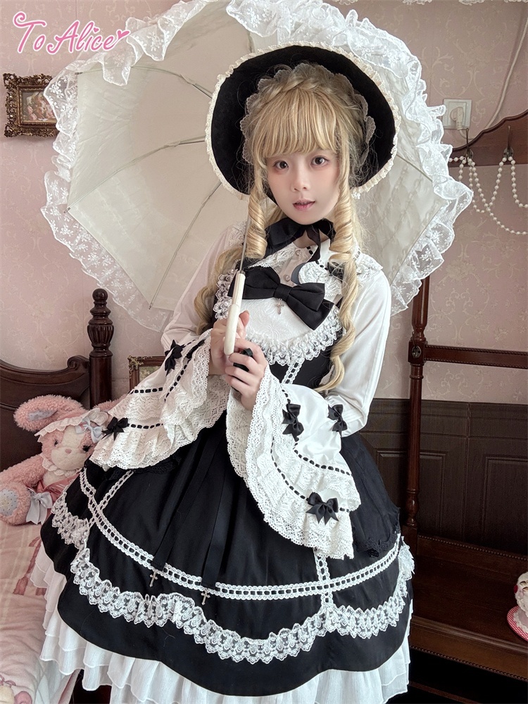 ToAlice】L1553リボンデコ姫袖ブラウス - To Alice