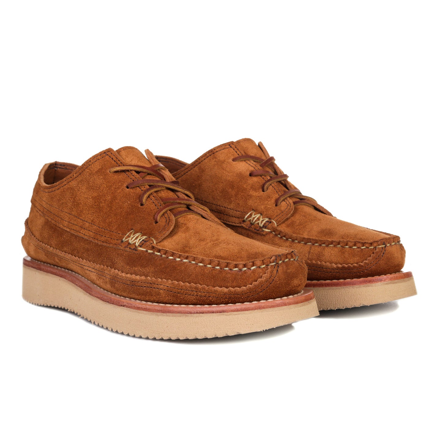 YUKETEN SEMI HANDSEWN MAINE GUIDE OX DB FO G BROWN | TODAY CLOTHING