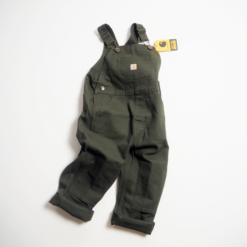 CARHARTT KIDS カーハートキッズ オリーブダックオーバーオール CM8757
