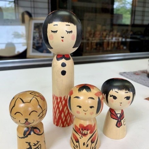 こけしの絵付け体験 （かわいいミニサイズも♪）｜東北の観光スポット