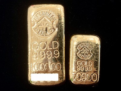 京都の山崎商店製インゴット お買取りしました【北大路ビブレ2階