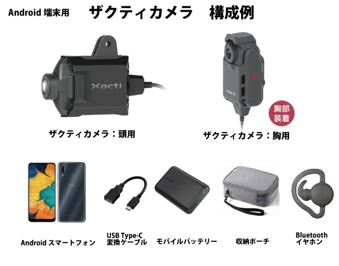 業務用ウェアラブルカメラ ザクティ Xacti - 全国防犯設備・防犯カメラ