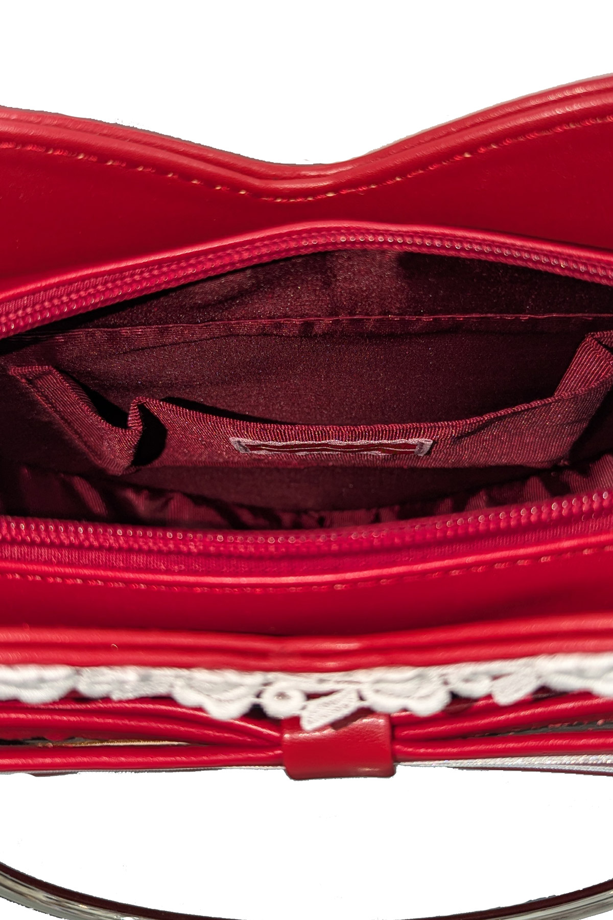 リボンハートBag エンジ｜東京ロリィタ-TOKYO LOLITA｜ロリータ服の