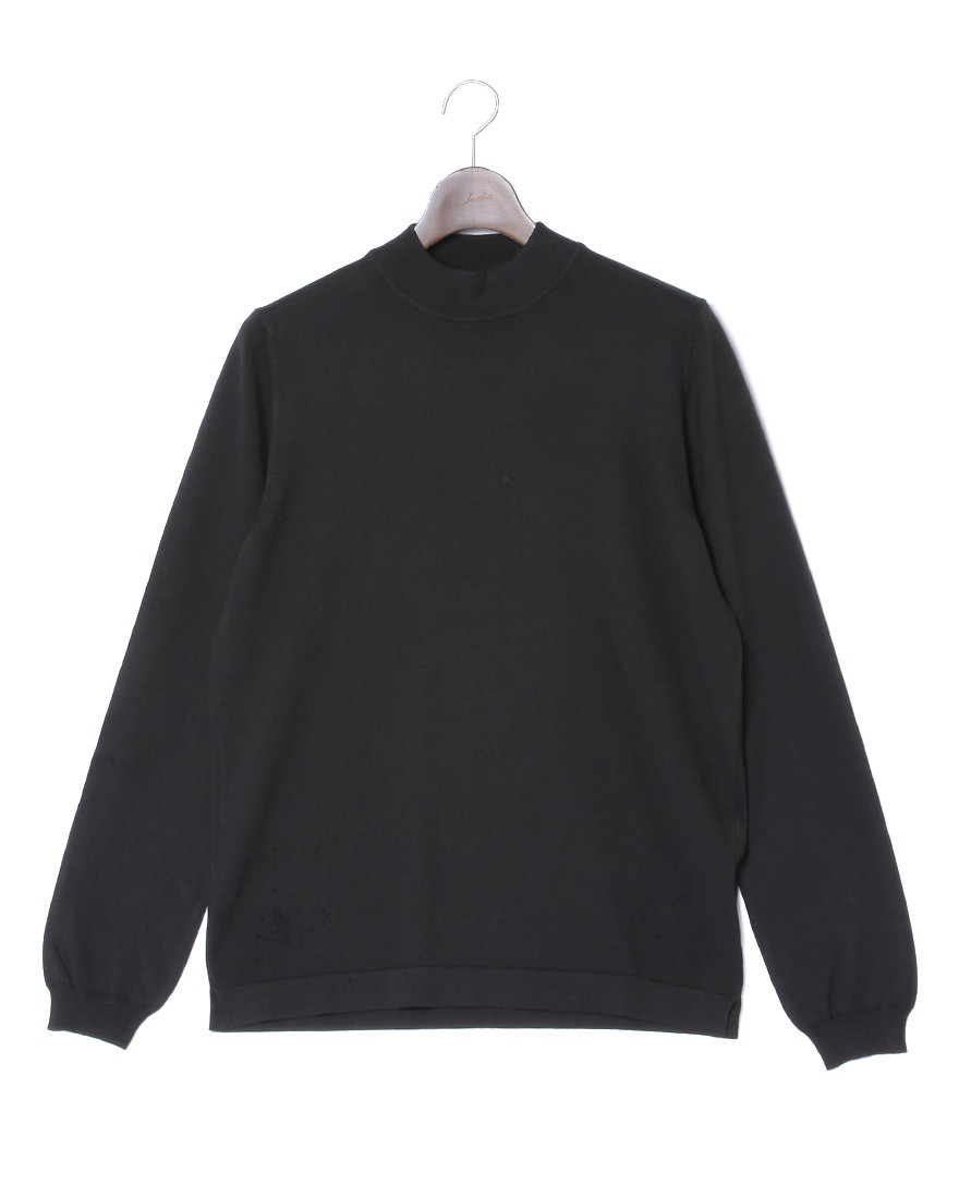 12Gソフトコットン モックネックニット｜GRAN SASSO（グランサッソ