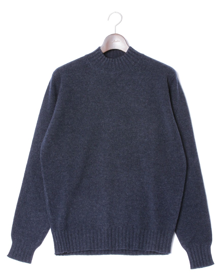 7Gカシミヤ混ウール モックネックニット｜FILIPPO DE LAURENTIIS