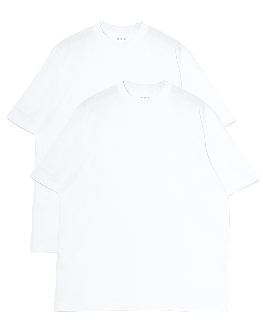 モダンフィット クルーネック 2パックTシャツ【2Pack Tee】｜three