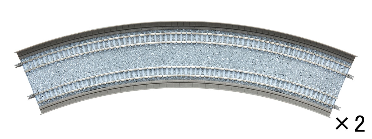 複線カーブレールDC465・428-45(F)(2本セット) ｜製品情報｜製品検索