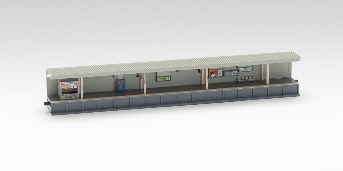 対向式ホーム(都市型)売店・照明付延長部 ｜製品情報｜製品検索｜鉄道