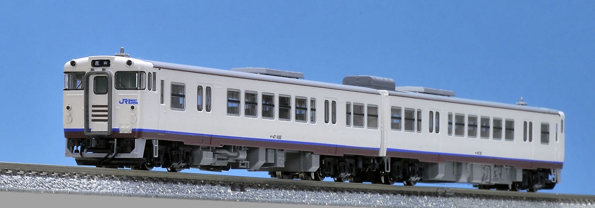JR キハ47-0形ディーゼルカー（JR西日本更新車・岡山色）セット｜製品