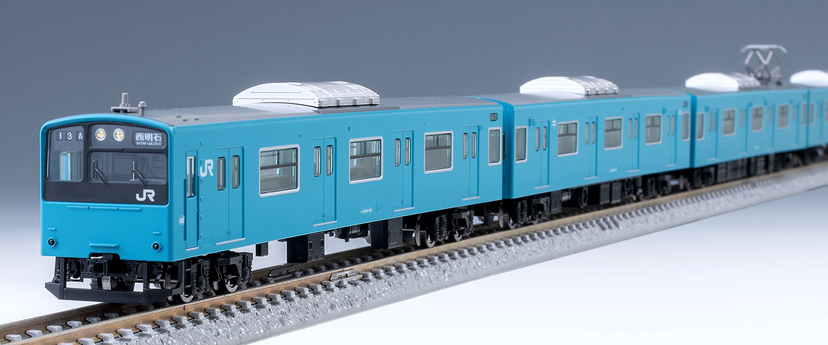 JR 201系通勤電車（JR西日本30N更新車・スカイブルー）セット｜製品