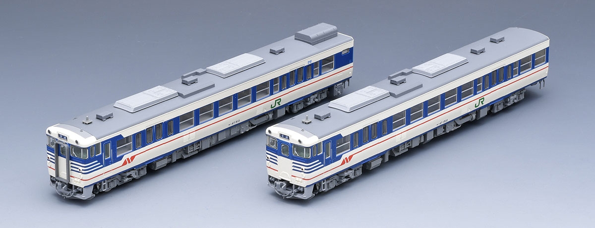 JR キハ47-500形ディーゼルカー（新潟色・青）セット｜製品情報｜製品