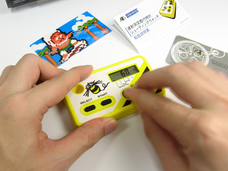 連射測定器付時計 シューティングウォッチ(復刻版) レビュー