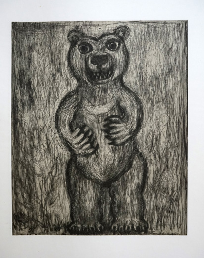 ドライポイント2020 - クマDrypoint2020 - Bear|三沢厚彦Atsuhiko Misawa