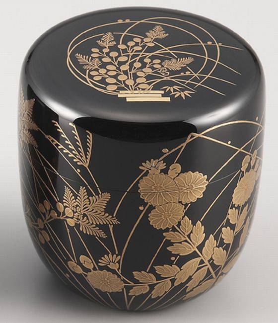 52・2.4棗 秋野蒔絵 396,000円（税込） | 輪島塗の塗師屋 輪島漆器大雅