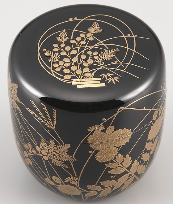 52・2.4棗 秋野蒔絵 396,000円（税込） | 輪島塗の塗師屋 輪島漆器大雅